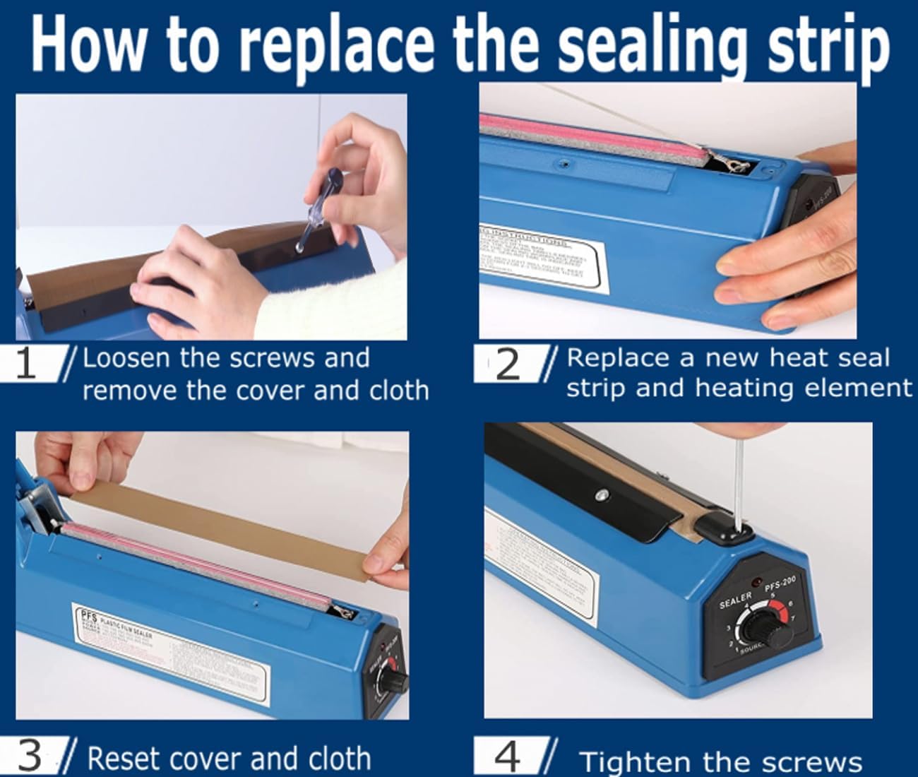 Impulse Heat Sealer 12″