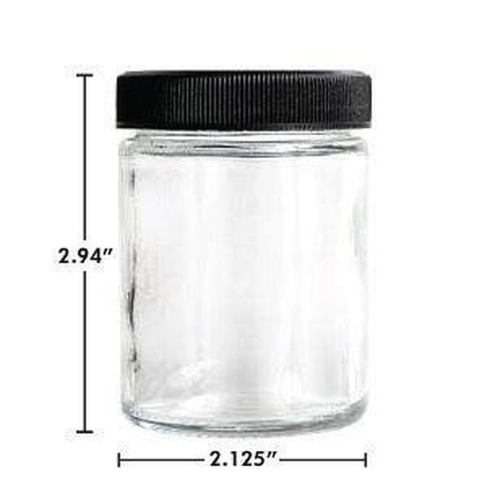 Airtight Glass Display Jar 4 oz - 90 Count