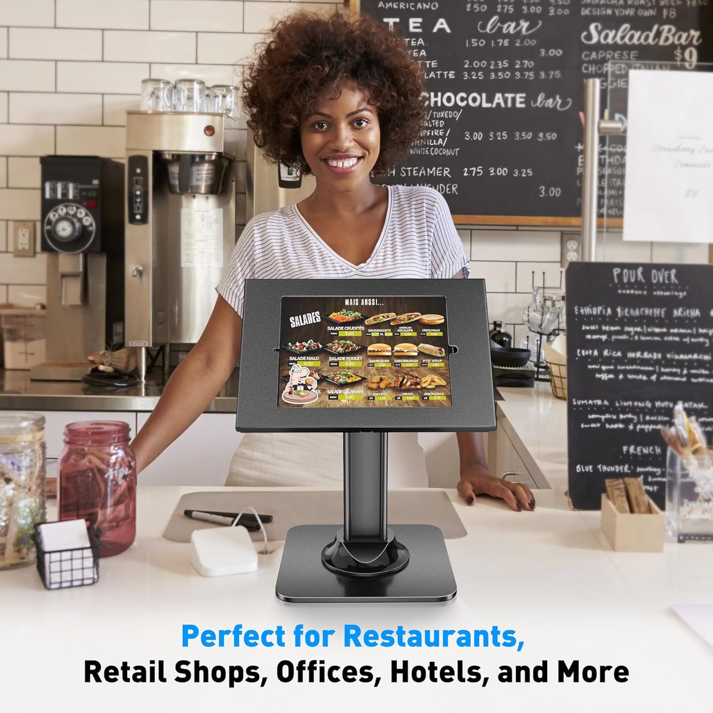 Locking iPad POS Stand