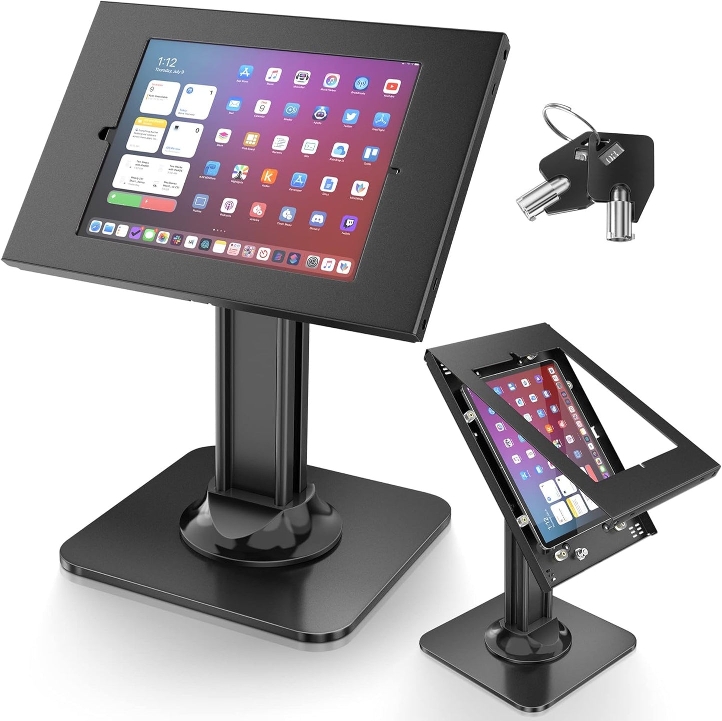 Locking iPad POS Stand