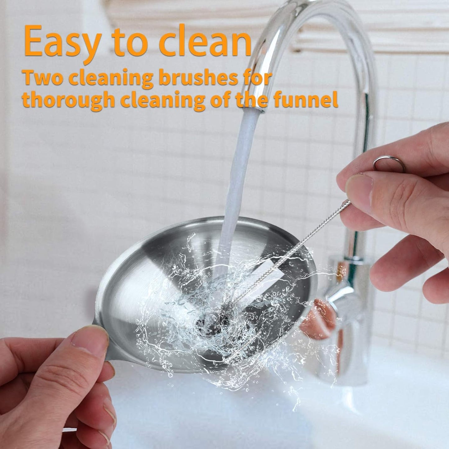 Stainless Funnel Set 
