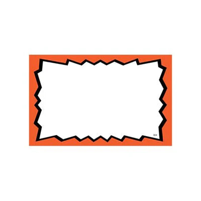 Burst Retail Price Signs 5"x7"