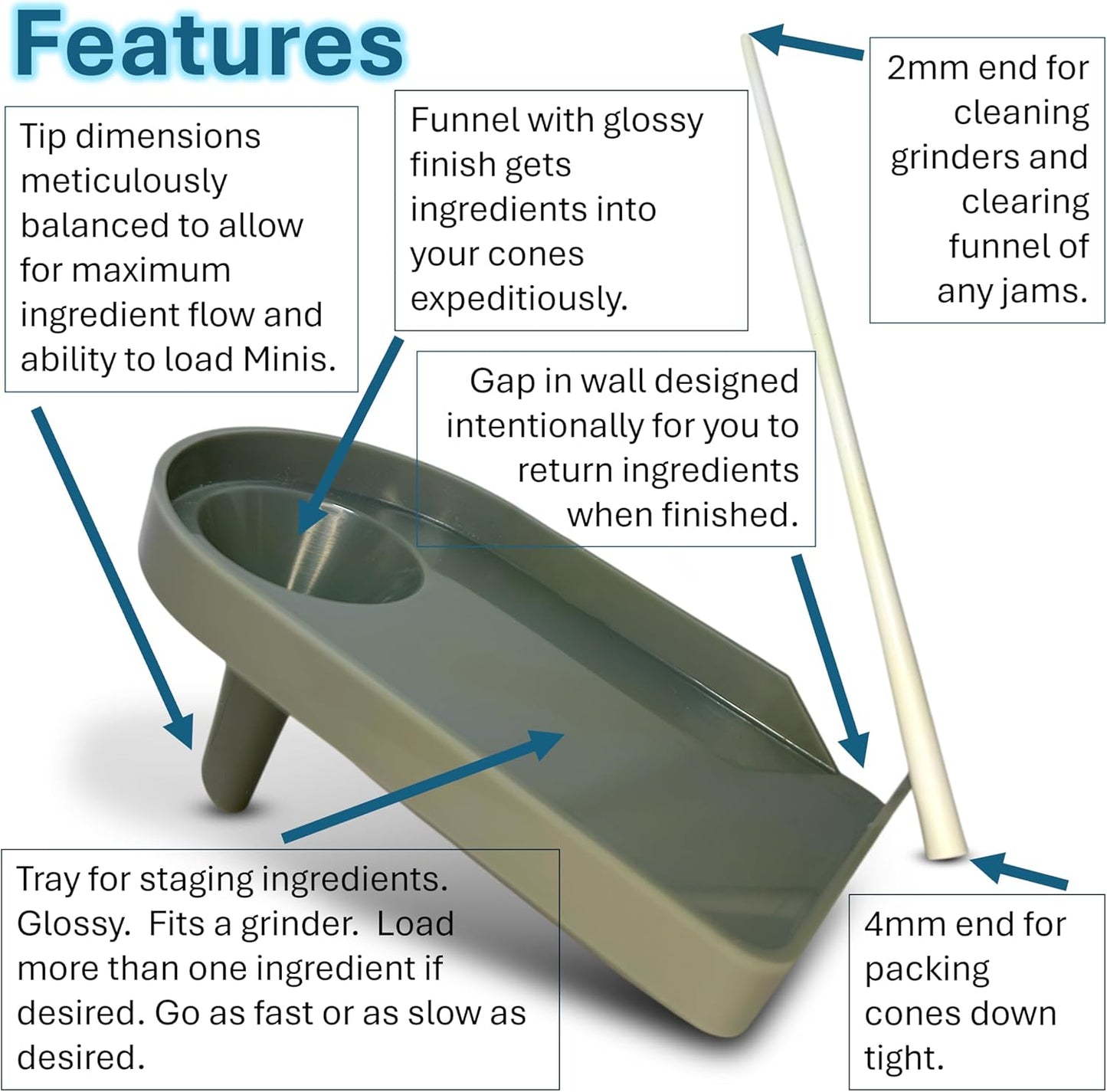 Manual Cone Loader Funnel 