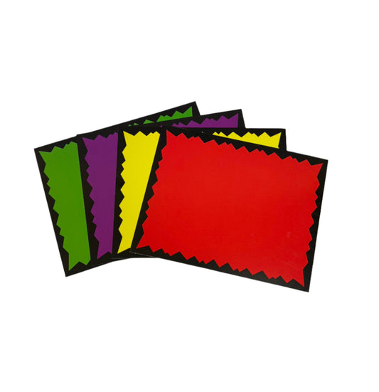 Starburst Sign 9"x7" (100 per Box)