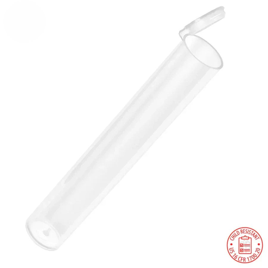 116mm Pre-Roll Tubes Wide (.750") - Child Resistant Pop Top - 1200 Qty.