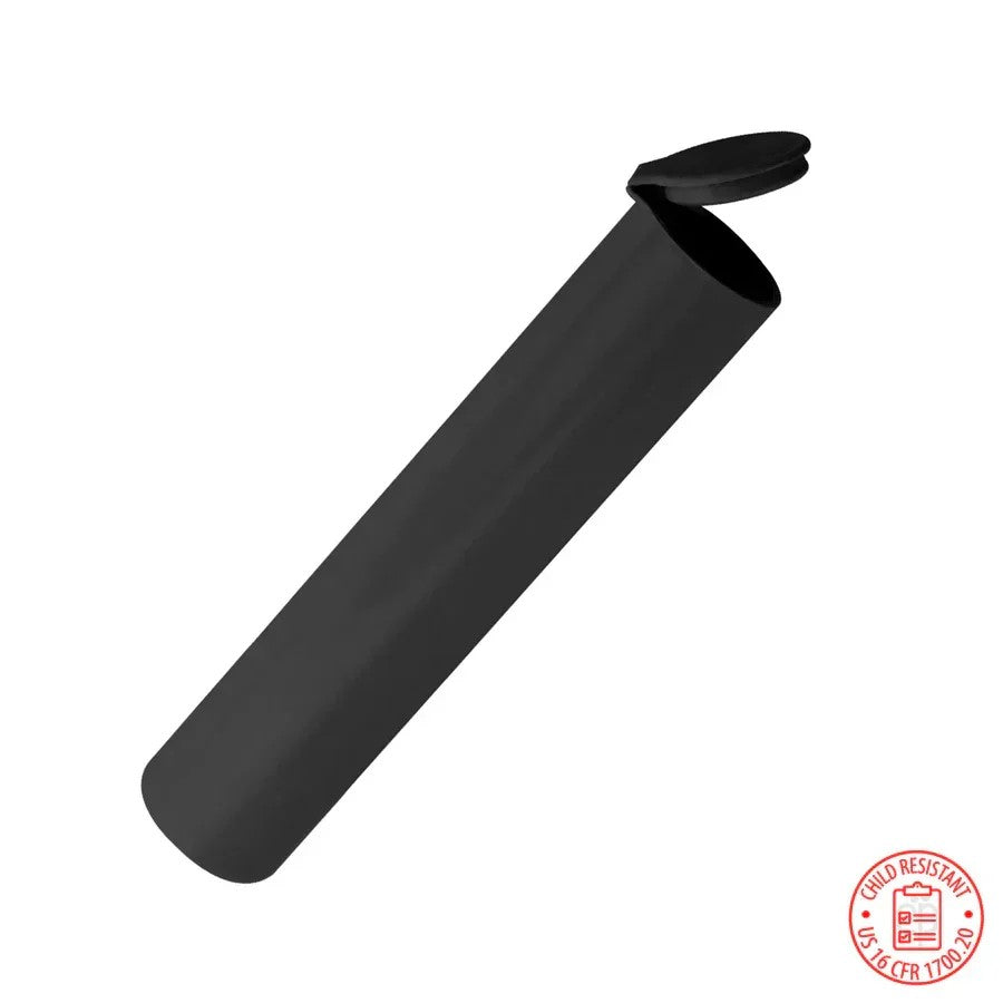 98mm Pre-Roll Tubes Wide (.750") - Child Resistant Pop Top - 1500 Qty.