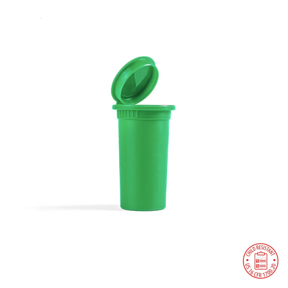 13 Dram Child Resistant Pop Top Bottles - 600 Qty.