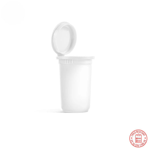 19 Dram Child Resistant Pop Top Bottles - 450 Quantity