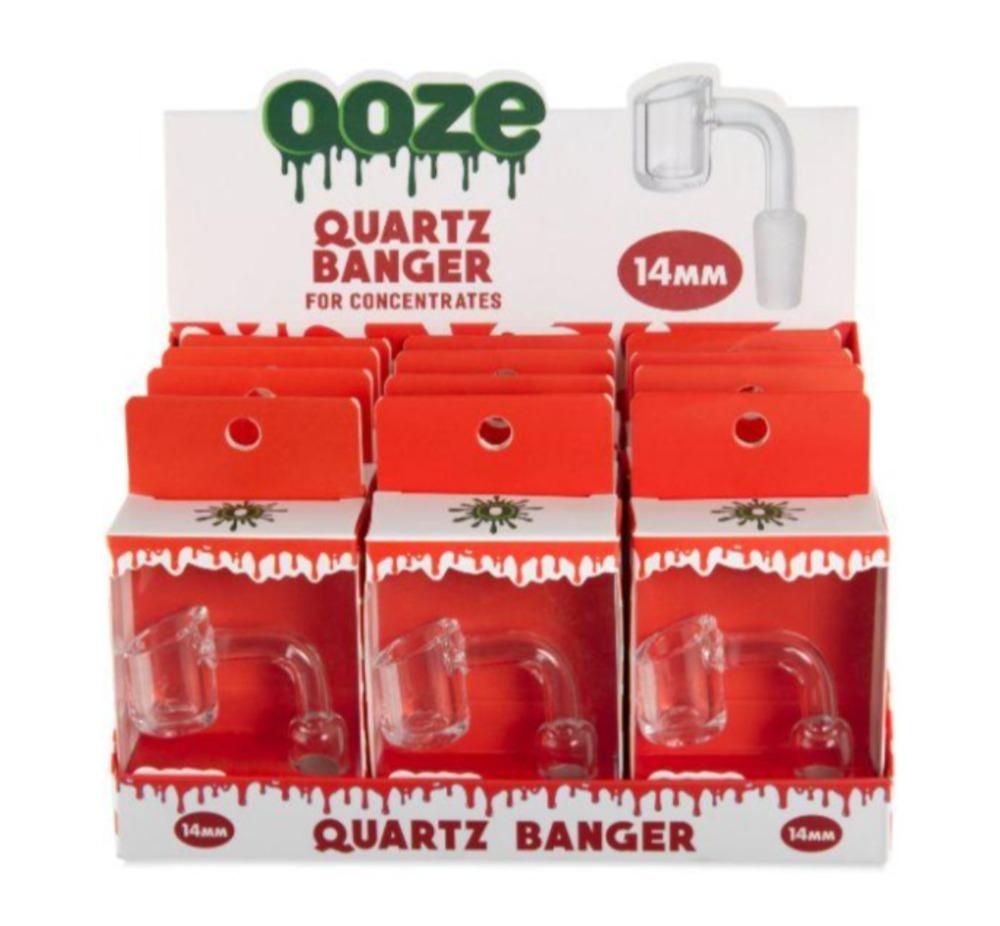 14mm  90° Male Extra Thick Quartz Banger - (12 Count Display)