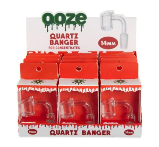 14mm  90° Male Extra Thick Quartz Banger - (12 Count Display)